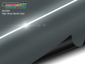 Glossy grey film Polor Izotronik High Gloss HG1004 Nardo Gray