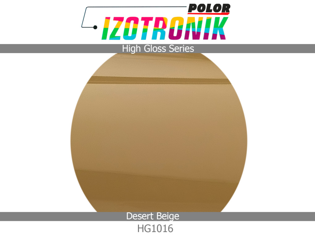 Глянцева бежева плівка Polor Izotronik High Gloss HG1016 Desert Beige-3