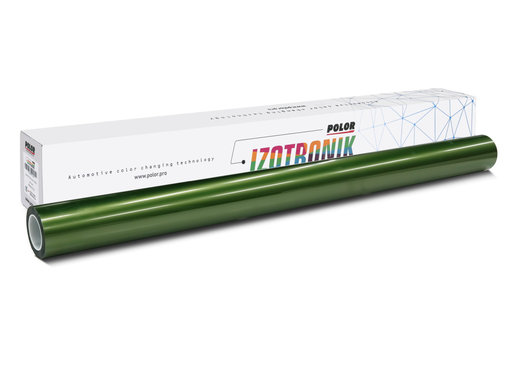 Глянцева зелена плівка Polor Izotronik High Gloss HG1017 Mamba Green-2
