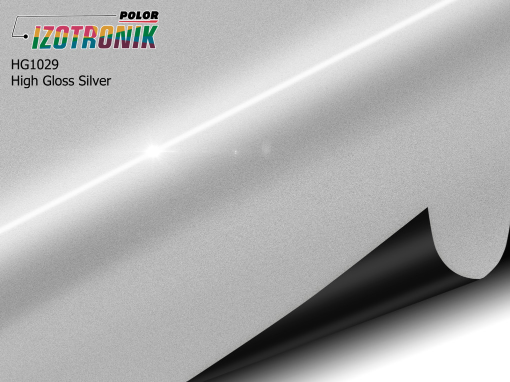 Глянцева срібна плівка Polor Izotronik High Gloss HG1029 Silver-1