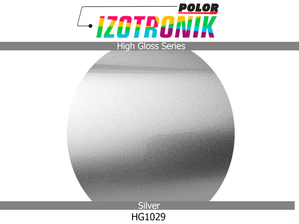 Глянцева срібна плівка Polor Izotronik High Gloss HG1029 Silver-3