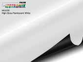 Glossy white pearl-colored slab Polor Izotronik High Gloss HG1035 Pearlescent White