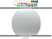 Glossy white pearl-colored slab Polor Izotronik High Gloss HG1035 Pearlescent White