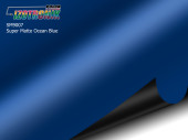 Matte blue film Polor Izotronik Super Matte SM9007 Ocean Blue