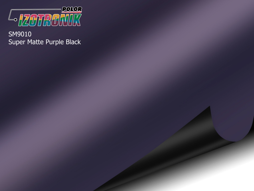 Матова пурпурна плівка Polor Izotronik Super Matte SM9010 Purple Black-1
