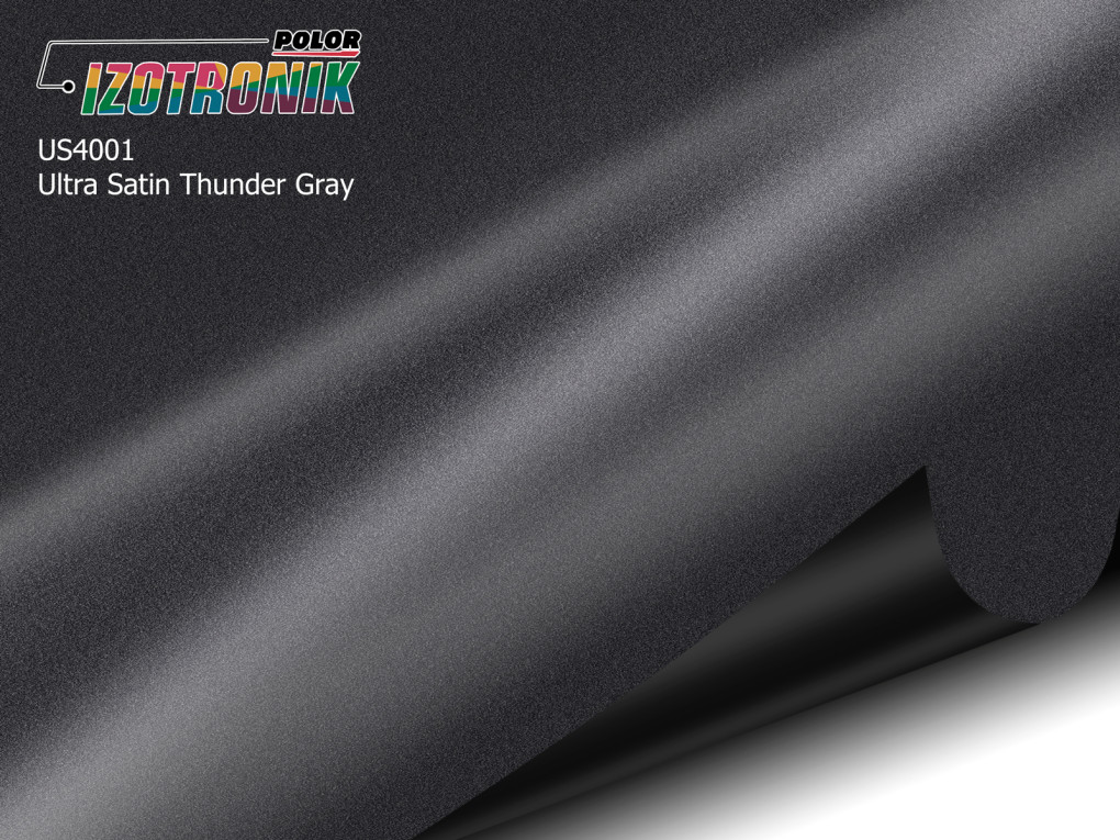 Сатинова сіра плівка Polor Izotronik Ultra Satin US4001 Thunder Gray-1