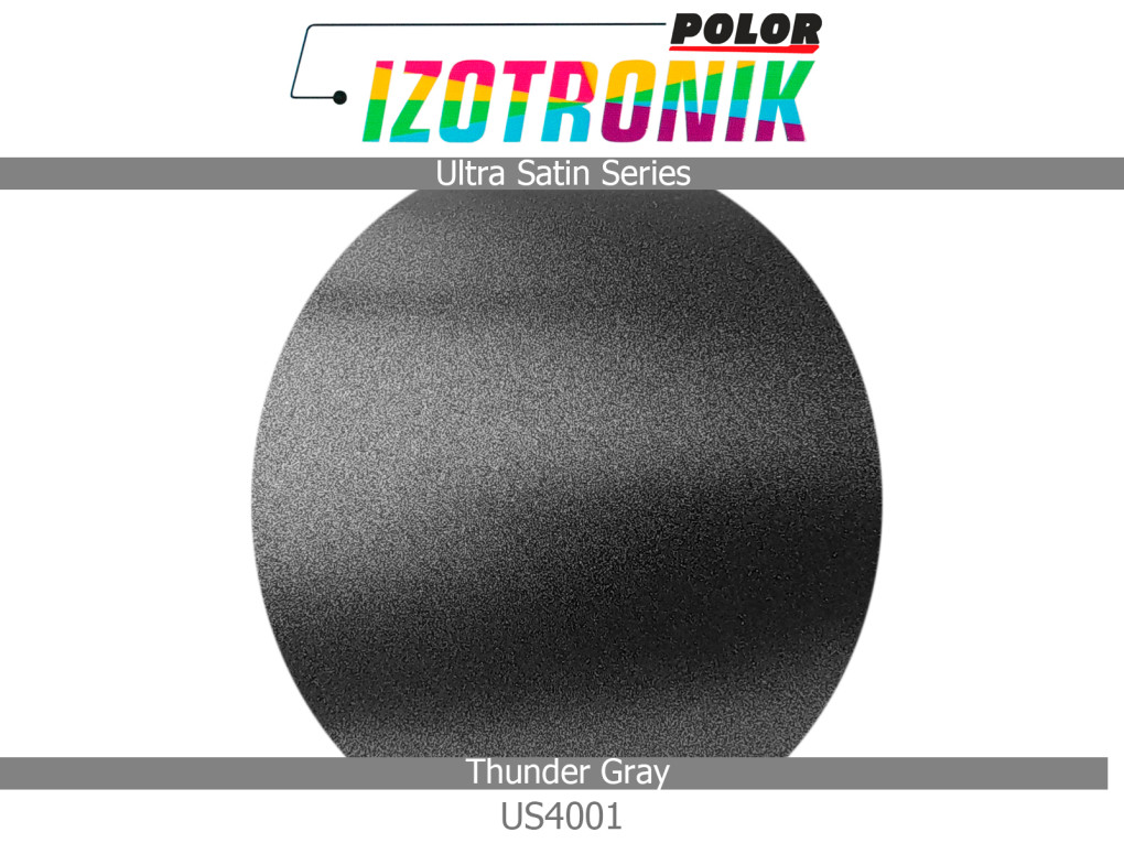 Сатинова сіра плівка Polor Izotronik Ultra Satin US4001 Thunder Gray-3
