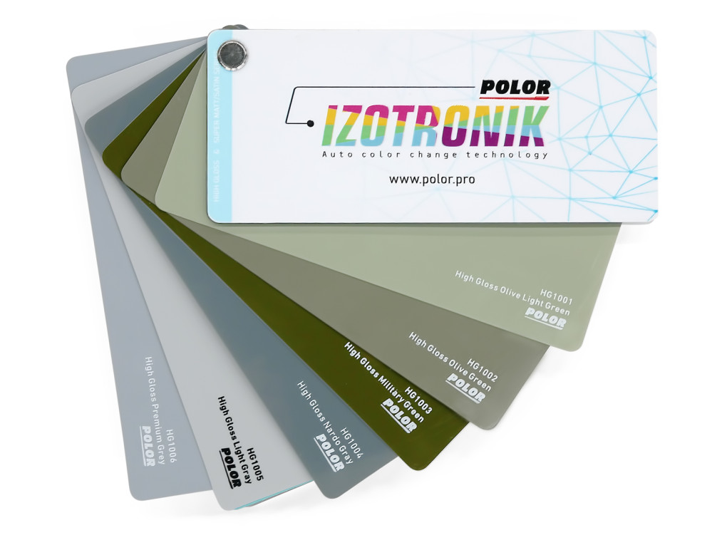 Зразки плівок Polor Izotronik-8