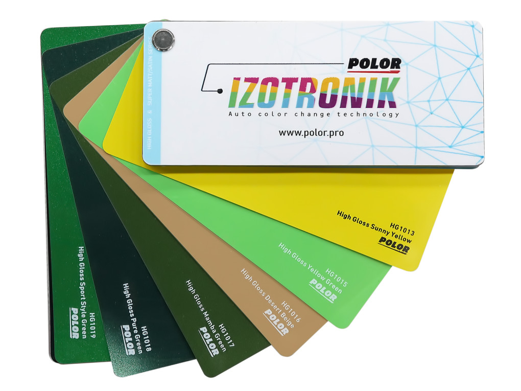 Зразки плівок Polor Izotronik-10