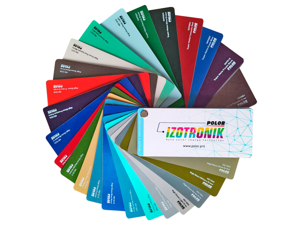 Зразки плівок Polor Izotronik