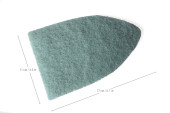 Replaceable abrasive nozzle for Scrub Pad