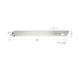 Tajima blades 60° 9mm gray LCB-30