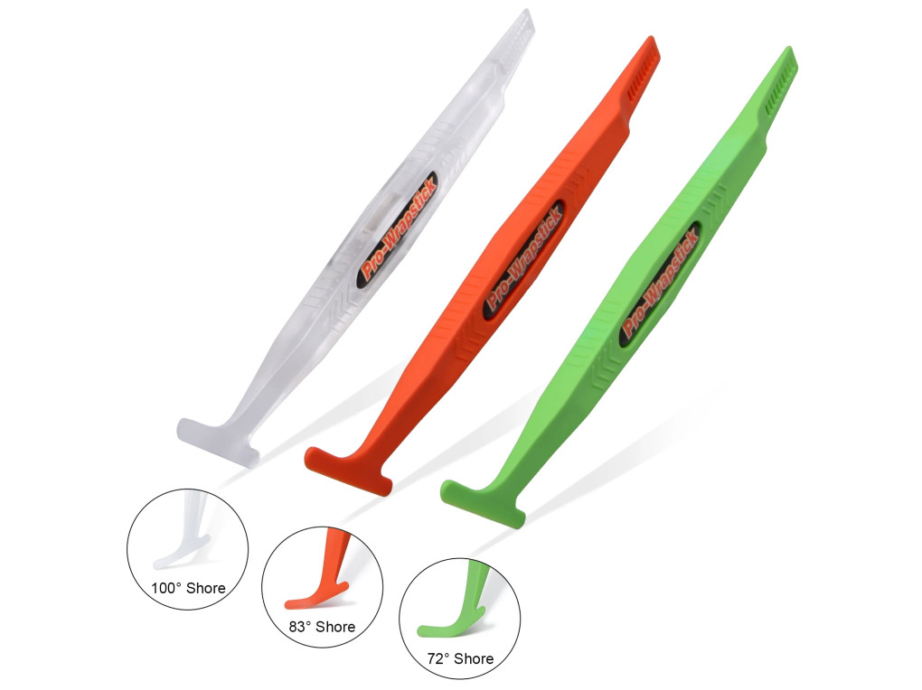 Magnetic Pro-Wrapsticks Set of Special Squeegees for "Fine Work" with Magnets (3 pcs)-2