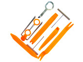 Set of pullers for clips, door cards, decorative panels 12 tools