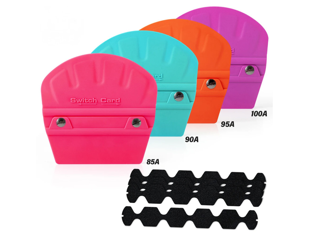 Vinyl squeegee set, rounded-1