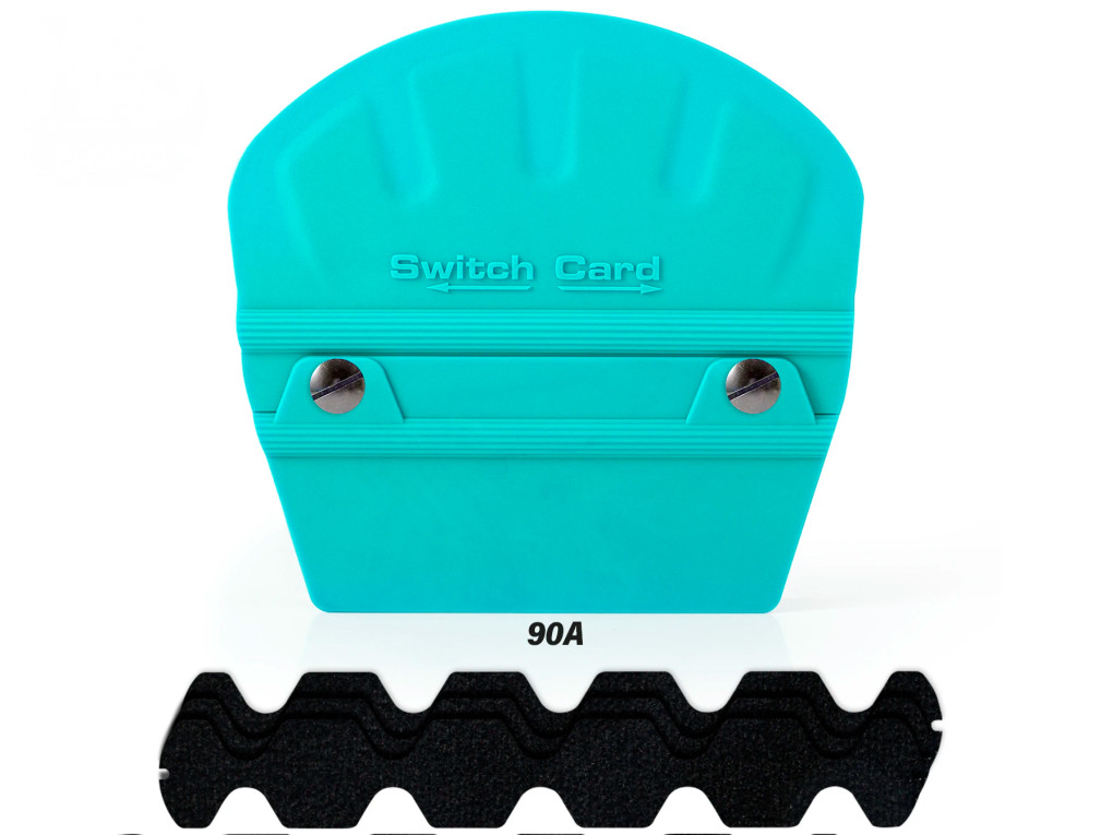 Vinyl squeegee set, rounded-3