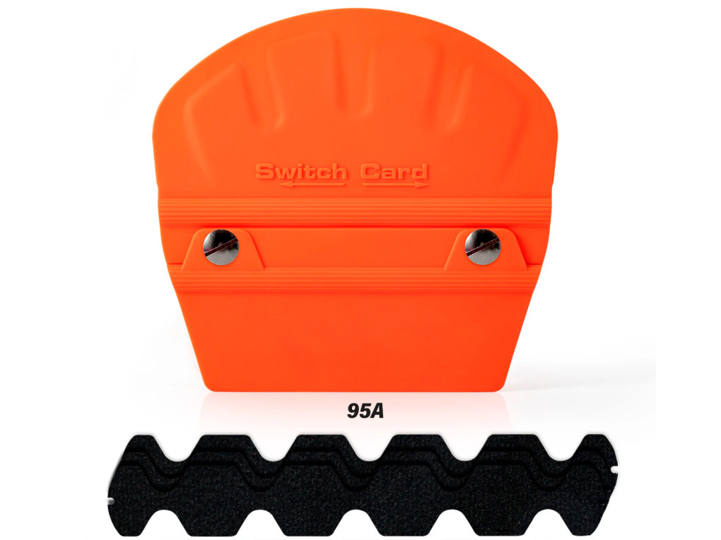 Vinyl squeegee set, rounded-4