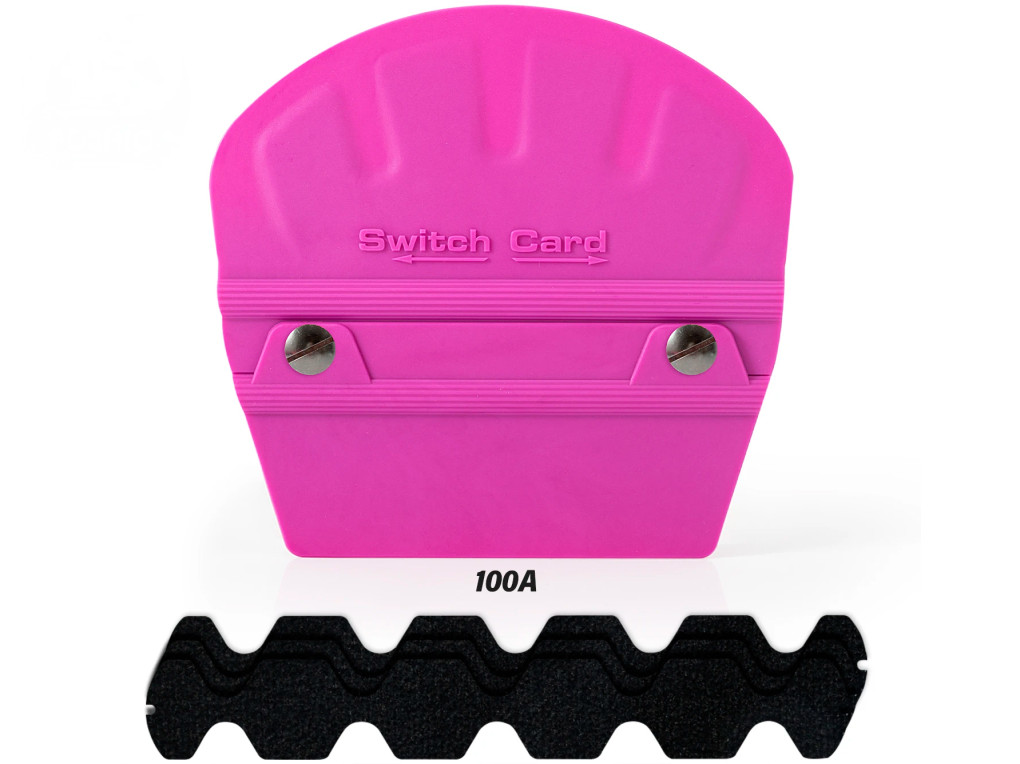 Vinyl squeegee set, rounded-5