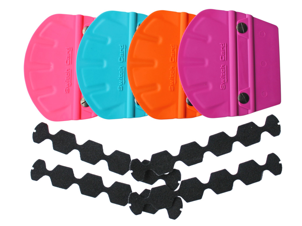 Vinyl squeegee set, rounded