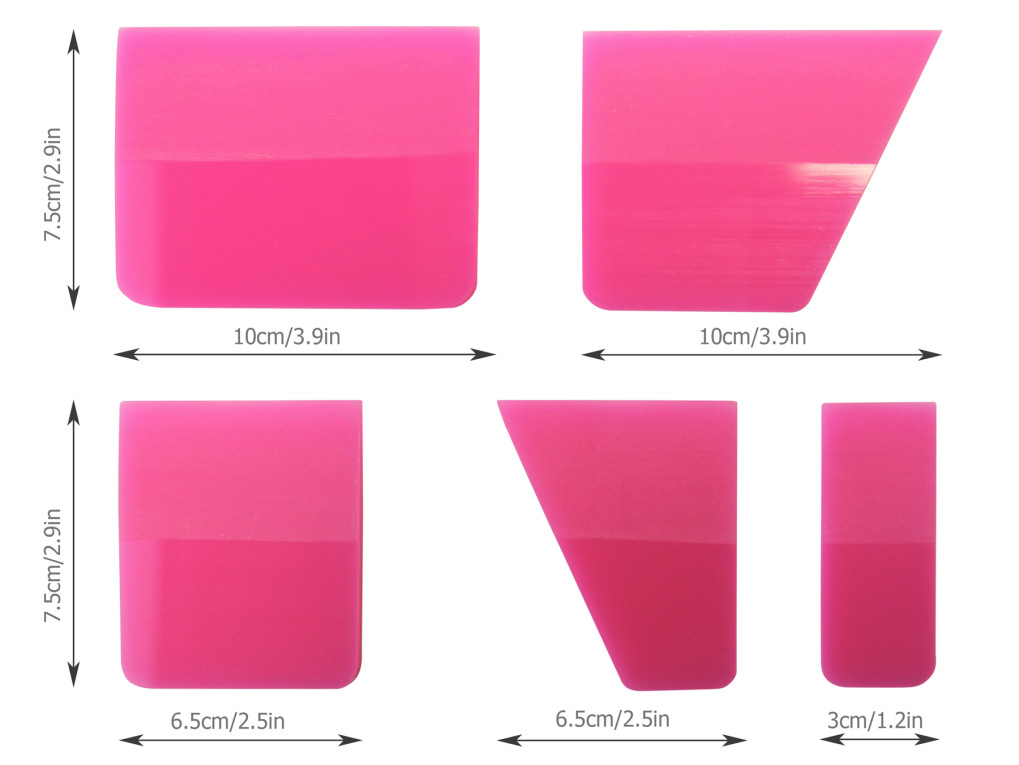 Squeegee set for PPF Pink 90 (5 pcs)-1