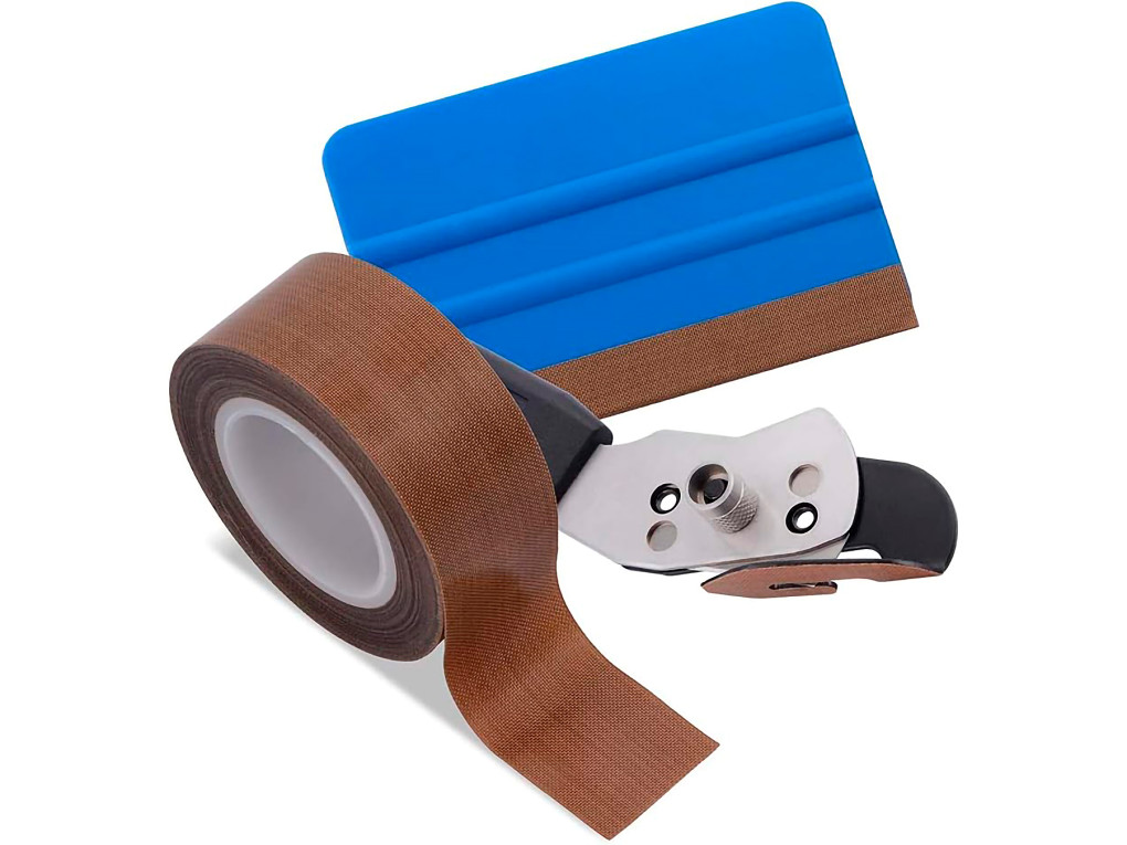 Teflon squeegee cover in the form of a 5m tape