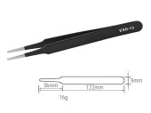 Film tweezers with rounded corners