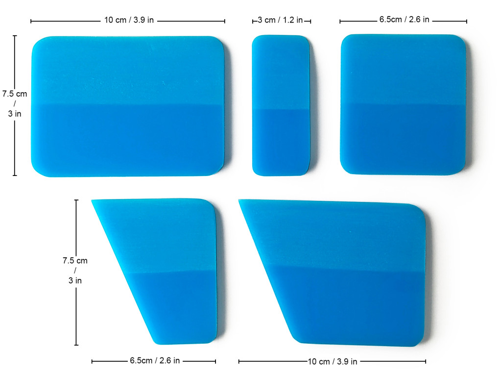 Squeegee set for PPF Blue Moon (5 pcs)-3