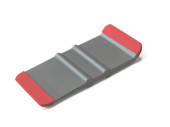 Gray squeegee with 135° bend