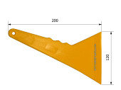 Angled squeegee 12 cm