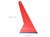 Squeegee with replaceable rubber pad