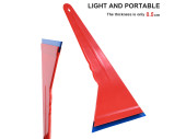 Squeegee with replaceable rubber pad