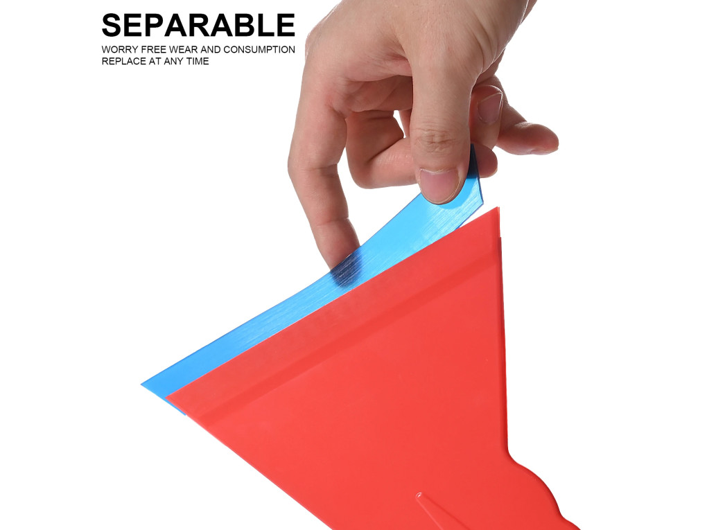 Squeegee with replaceable rubber pad-4