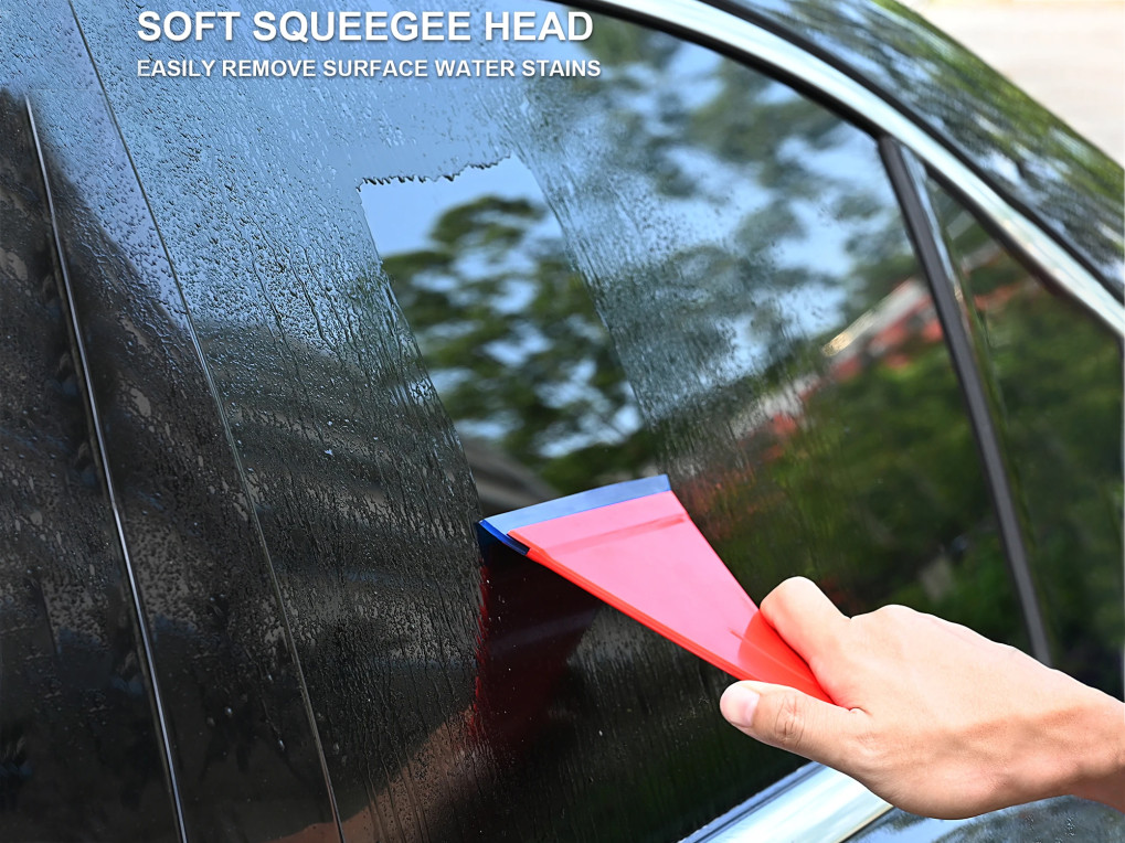 Squeegee with replaceable rubber pad-6