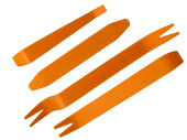 Set of pullers for clips, door cards, decorative panels