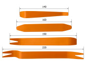 Set of pullers for clips, door cards, decorative panels