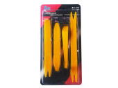 Set of pullers for clips, door cards, decorative panels