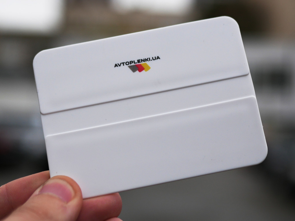 Пластиковий ракель білий (м'якший)-1