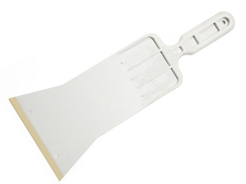 Вигонка "БУЛЬДОЗЕР" біла с тефлоновою накладкою