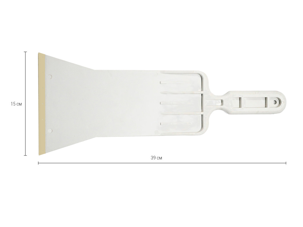 Squeegee "Bulldozer" white 150 mm-1