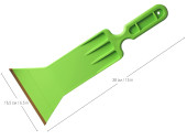 Squeegee Bulldozer green 16.5 cm