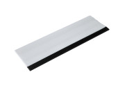 6“ White Squeegee With Black Rubber Edge