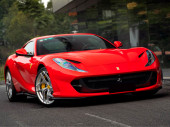 Red glossy anti-gravel film Color PPF UPPF Ferrari Red
