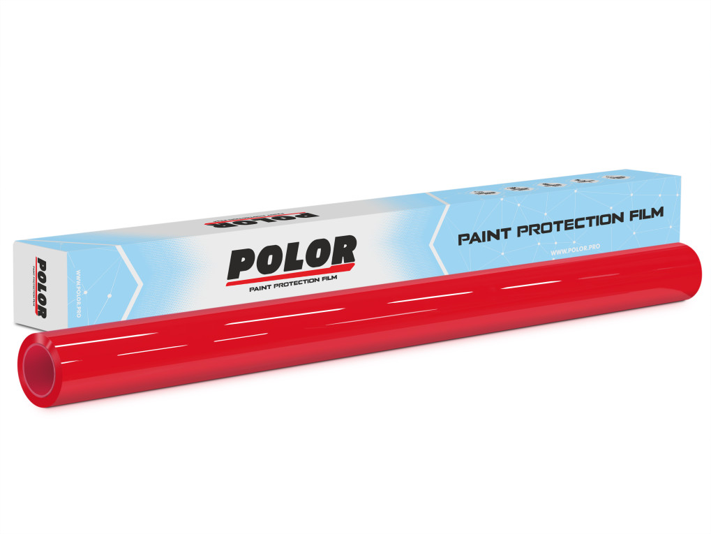 Червона глянцева антигравійна плівка Polor High Gloss Bleeding Red / PPF-1022G-1