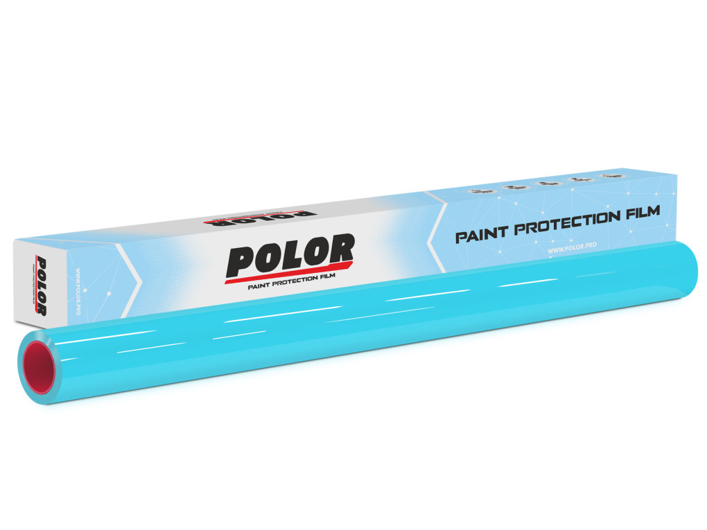Блакитна глянсова антигравійна плівка Polor High Gloss Bright Blue / PPF-1262G-1