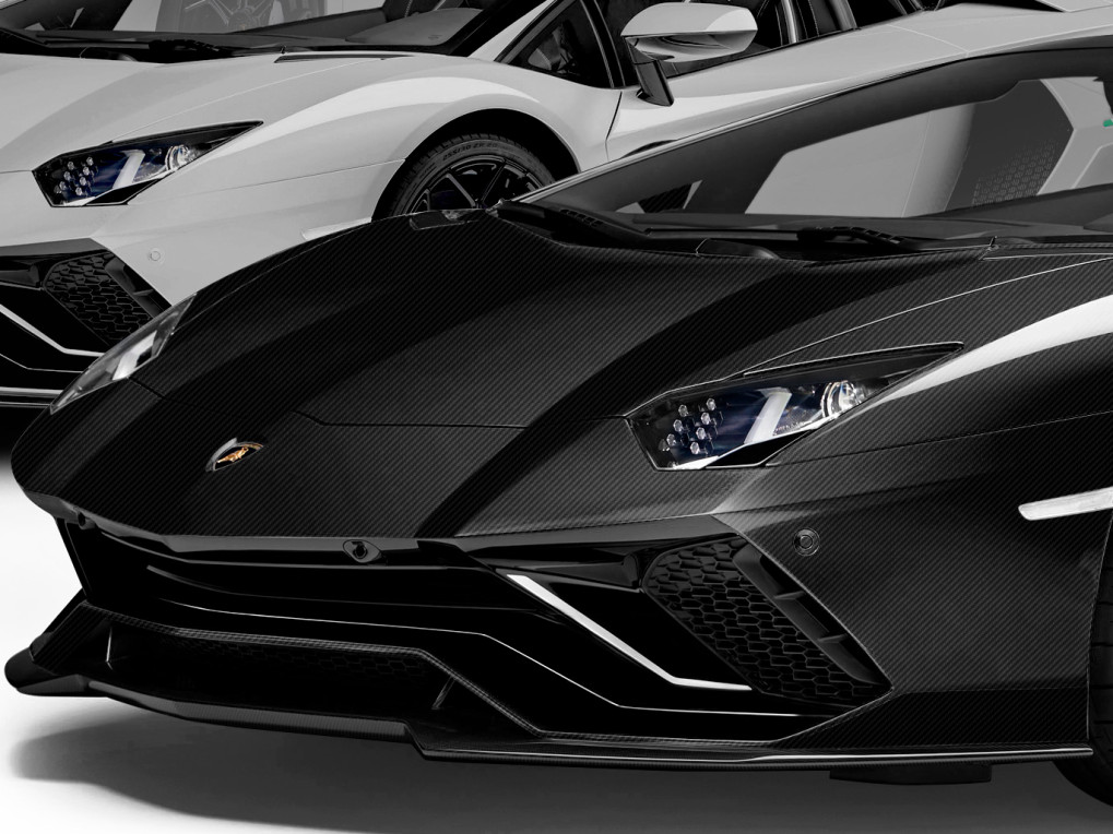 Чорна карбонова глянсова антигравійна плівка Polor High Gloss Carbon / PPF-2001G-3