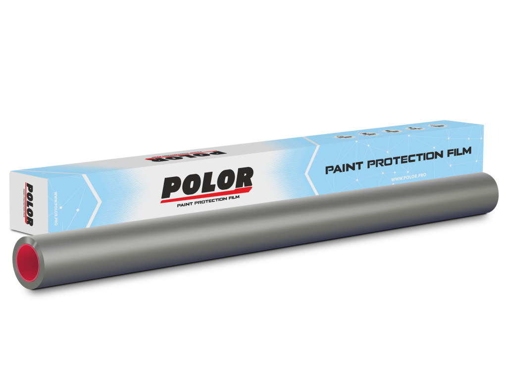 Сіра матова антигравійна плівка Polor Ultra Satin Combat Grey / PPF-4002S-1