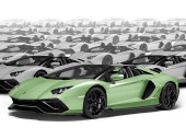 Green glossy anti-gravel film Polor High Gloss Khaki Green / PPF-1260G