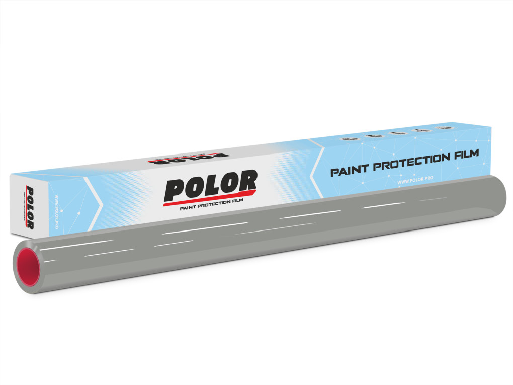 Сіра глянсова антигравійна плівка Polor High Gloss Light Grey / PPF-1005G-1