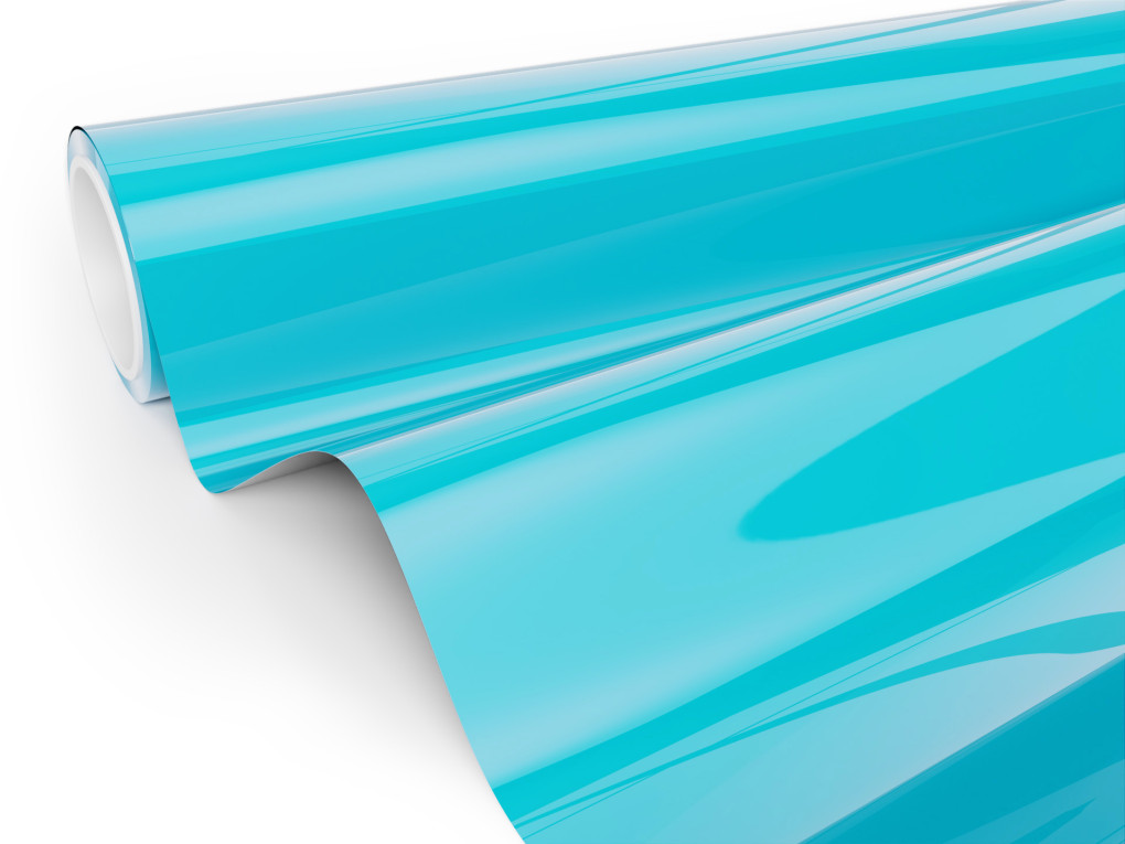 Блакитна глянсова антигравійна плівка Polor High Gloss Miami Blue / PPF-1009G