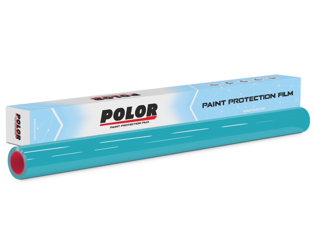 Блакитна глянсова антигравійна плівка Polor High Gloss Miami Blue / PPF-1009G-1